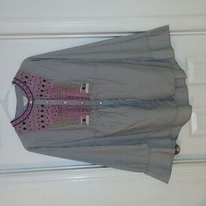 Crown & ivy Embroidered